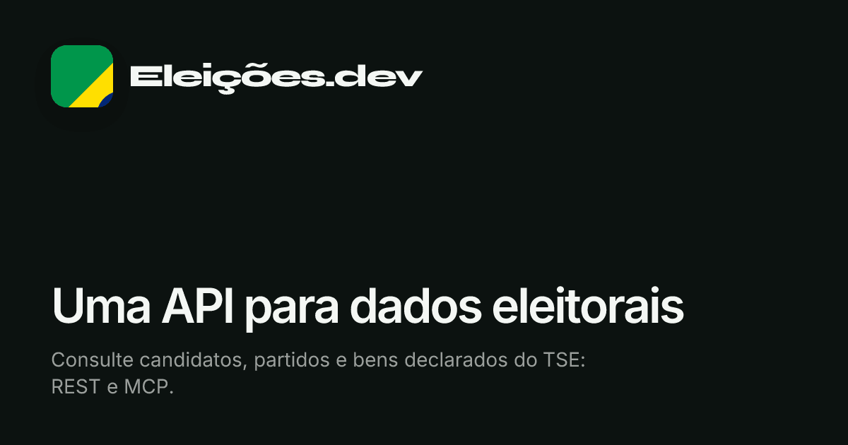 Eleições.dev